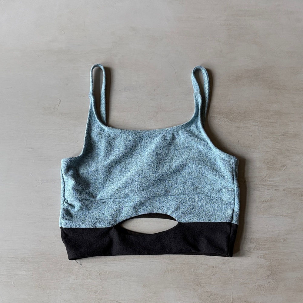 FIVE Dancewear airbrush two tone bra top